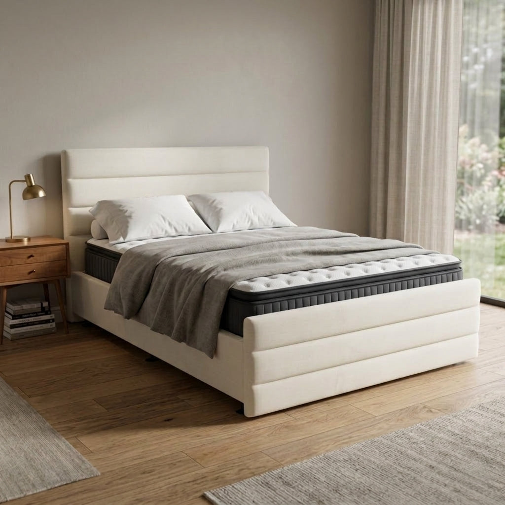 NZ Made Regal Bed Frame + SleepTime Pocket Pillowtop Mattress | Furniture World NZ