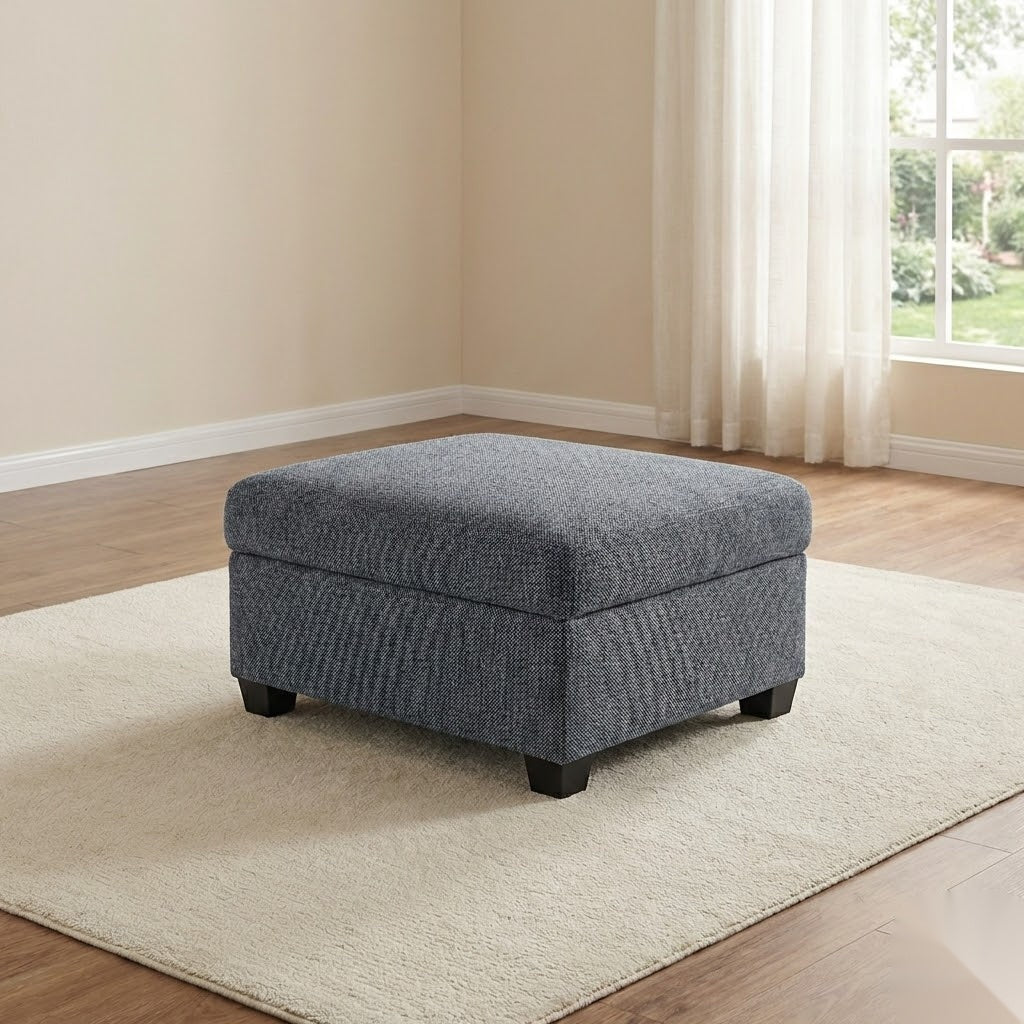 NZ Made Vellora Ottoman - Side View | Furniture World NZ