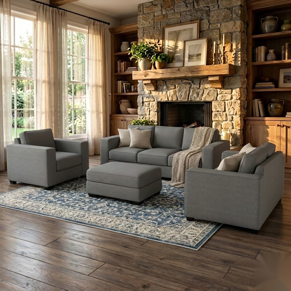Kiwi Comfort NZ Made Lounge Suites - Side View | Furniture World NZ