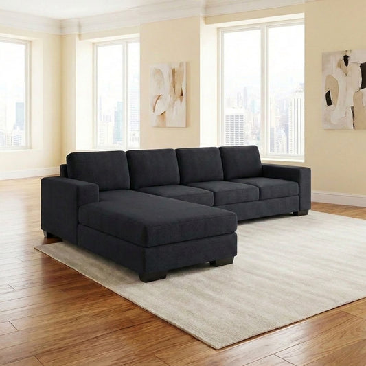 NZ Made Trendi 4 Seater With Chaise Corner Chaise - alternate view