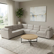 NZ Made Tivoli 6 Seater Corner Sofa - Side View | Furniture World NZ