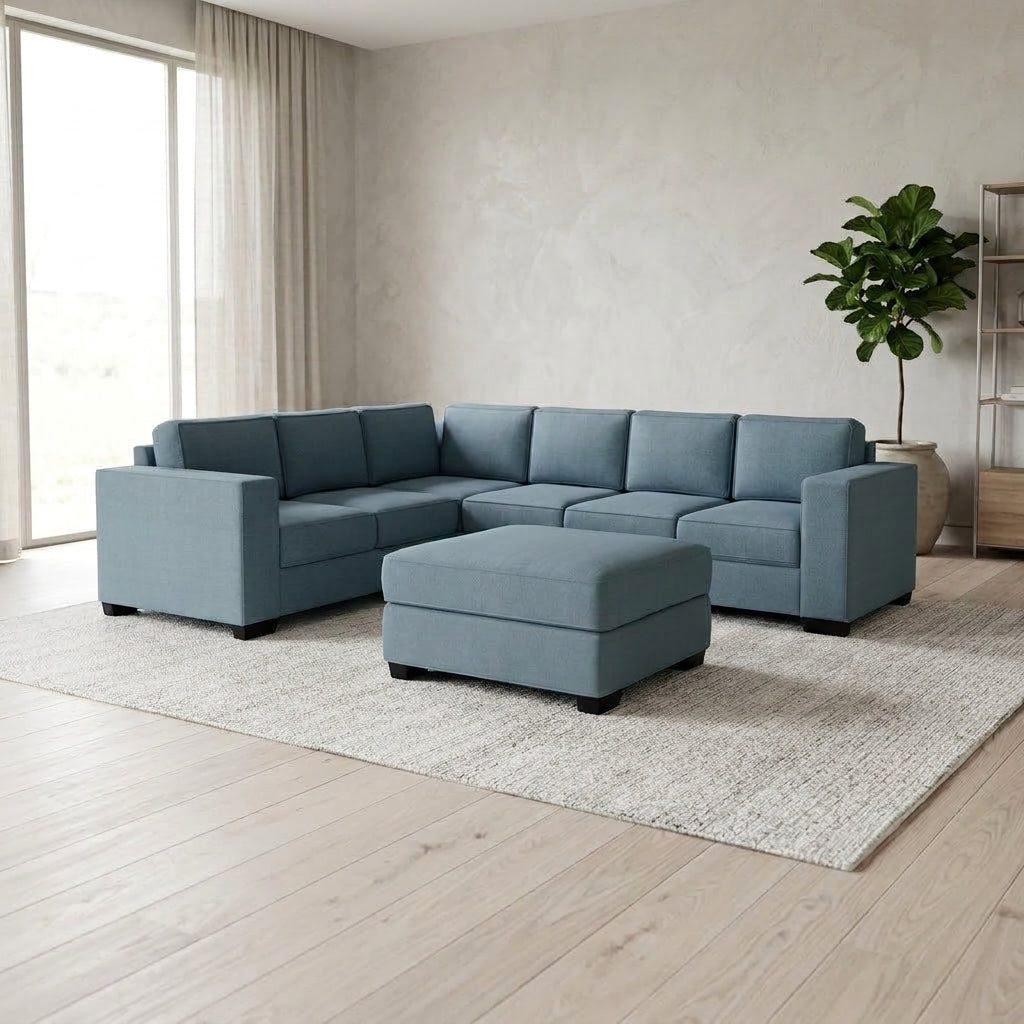 Kiwi Comfort NZ Made 6-Seater Corner Sofa - Image 28 | Furniture World NZ