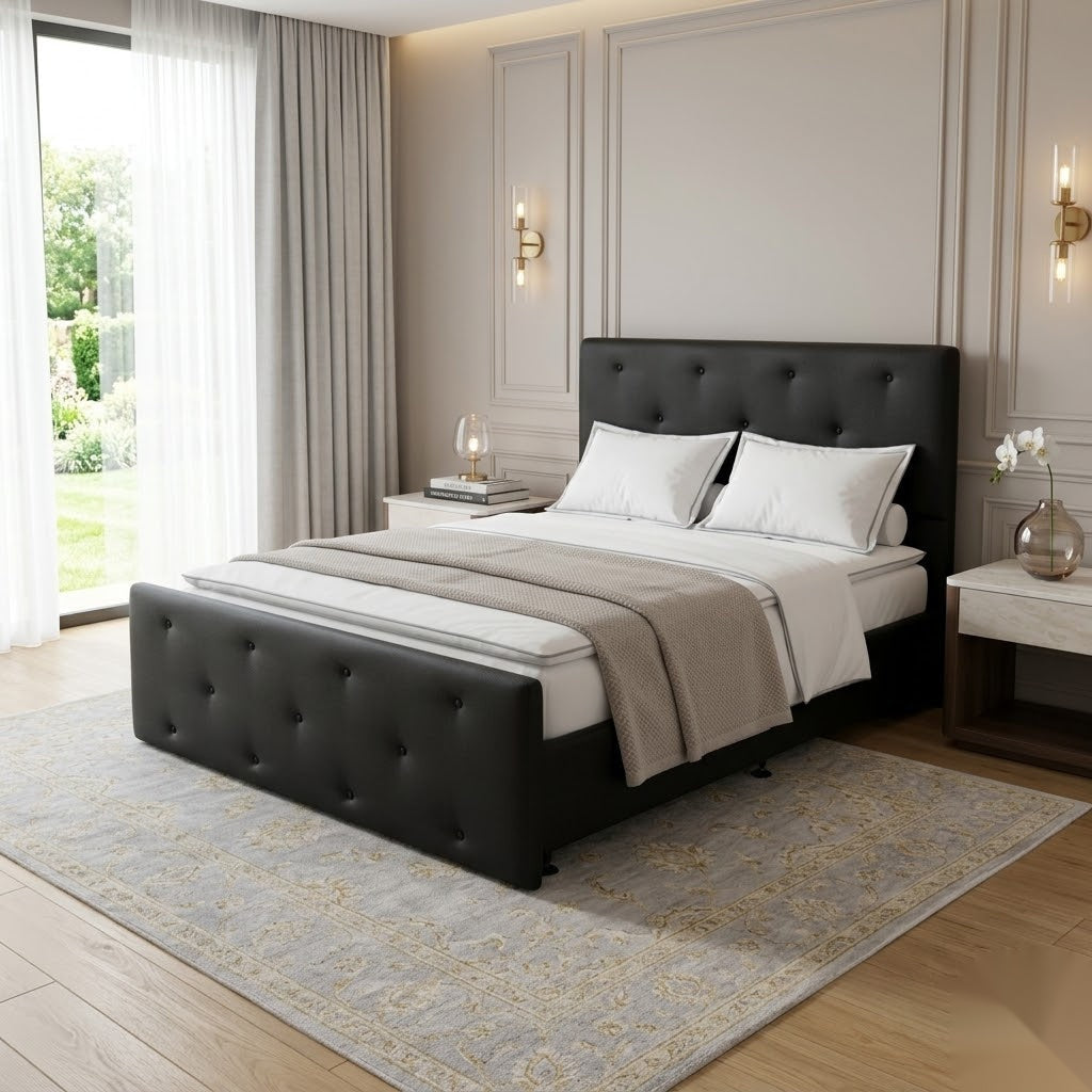 NZ Made Crown Bed Frame - Detail View | Furniture World NZ