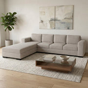 NZ Made CloudNine 4 Seater with Chaise Corner Sofa - Side View | Furniture World NZ