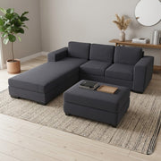 NZ Made CloudNine 3 Seater with Chaise Corner Sofa - Image 5 | Furniture World NZ