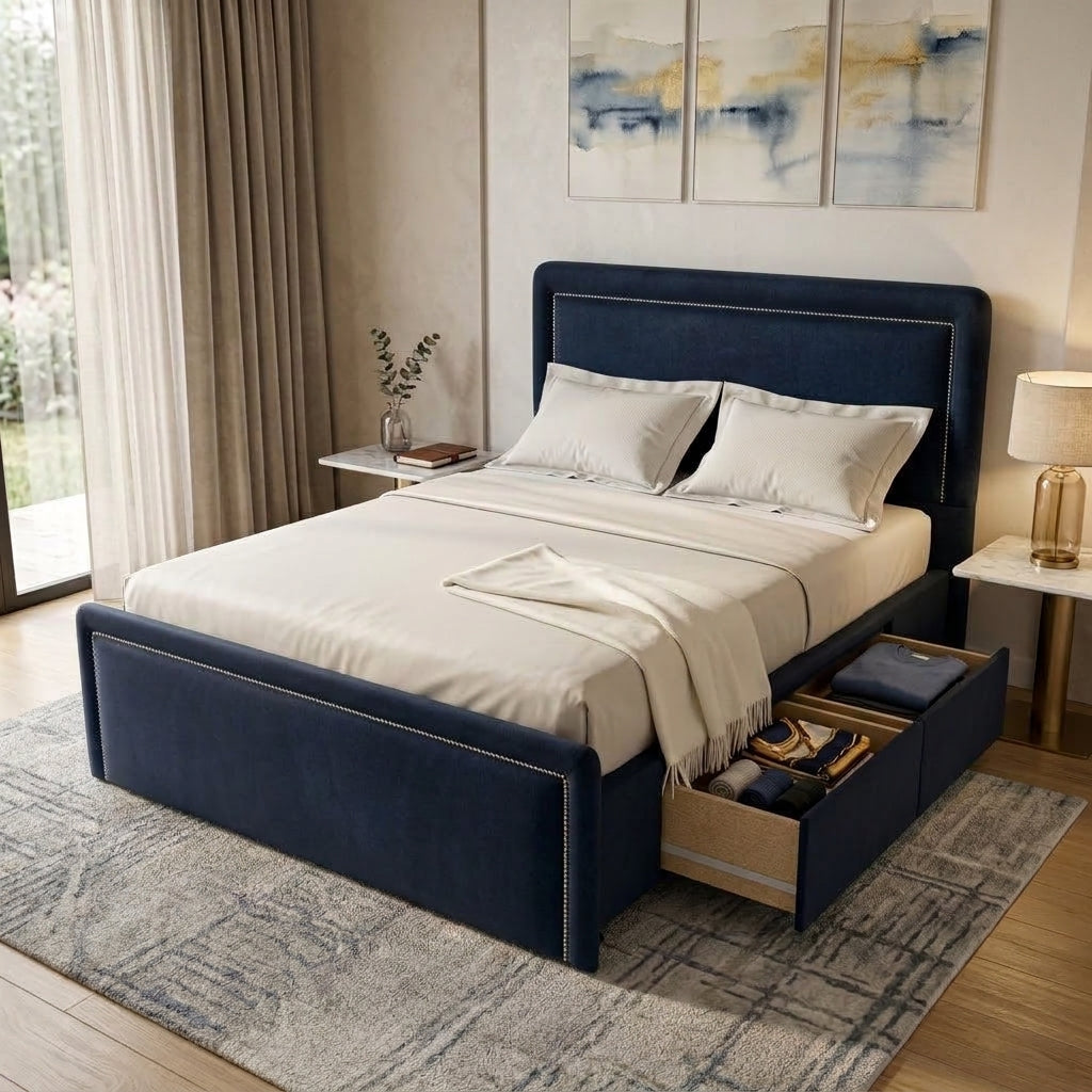 NZ Made Imperial Bed Frame With Drawers - Image 6 | Furniture World NZ