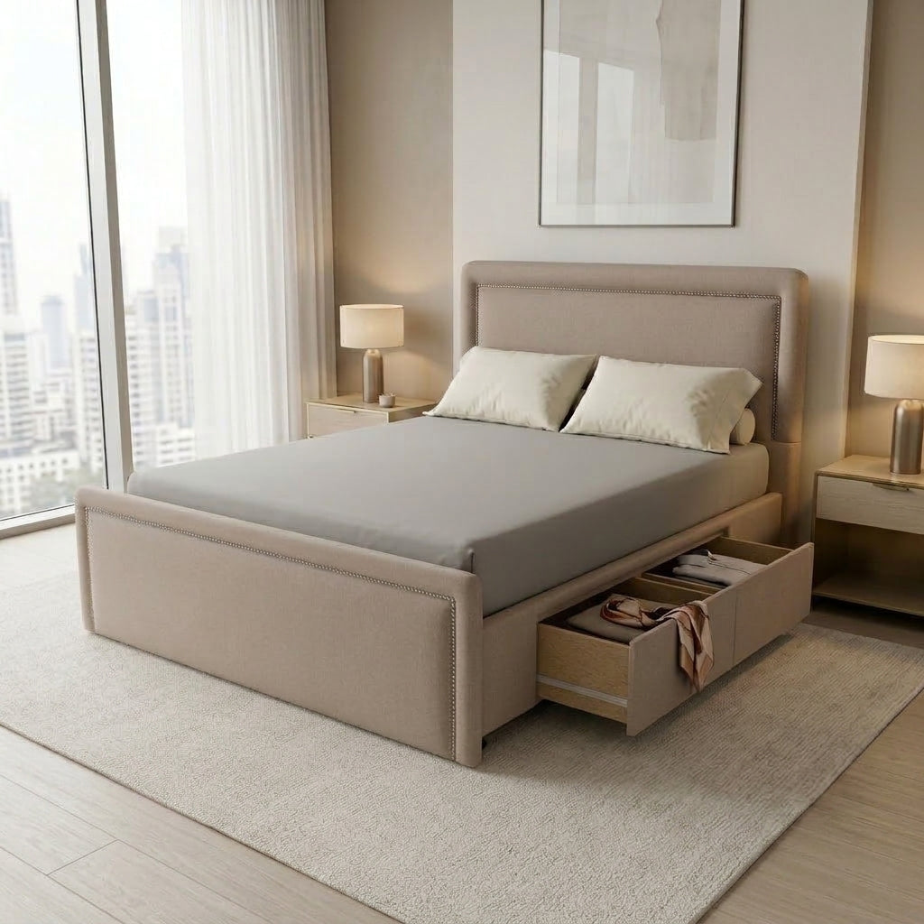 NZ Made Imperial Bed Frame With Drawers - Image 7 | Furniture World NZ