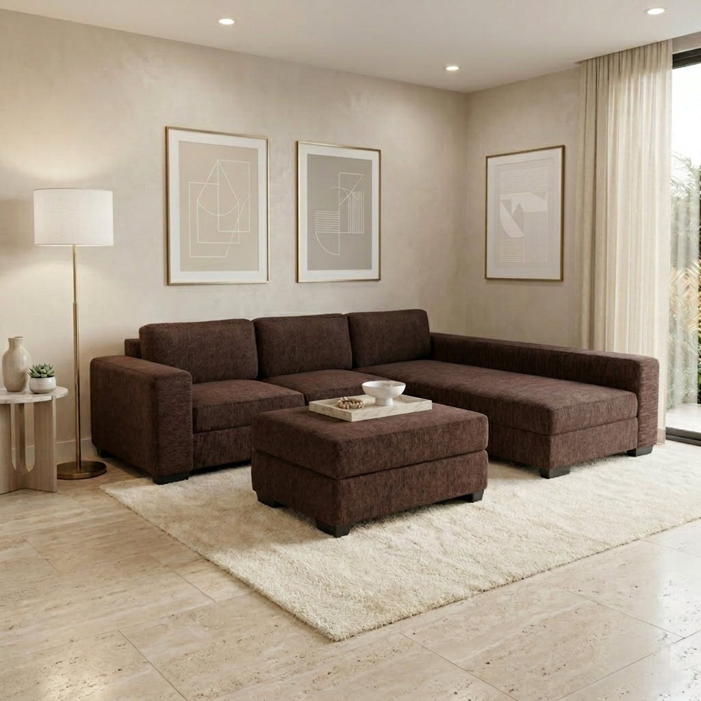 NZ Made CloudNine Long-Arm with Chaise Corner Sofa - Image 6 | Furniture World NZ
