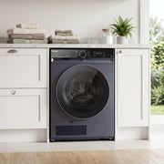 Toshiba T15 10kg Front Load Washing Machine Grey lifestyle
