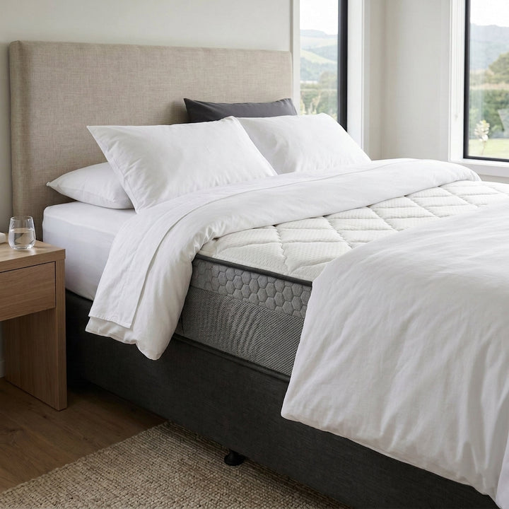 NZ Made Bliss Max Firm Mattress + Royal Bed Base