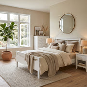 Medallion 5 Pcs Bedroom Suite White | Furniture World NZ
