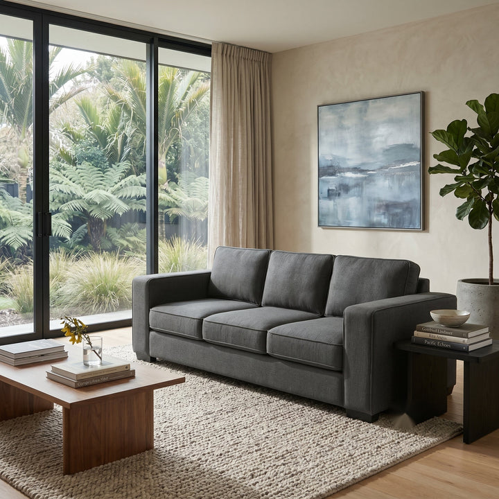 Kiwi Comfort NZ Made 3 Seater Sofa | Furniture World NZ