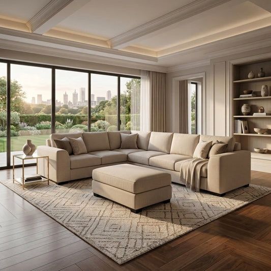 NZ Made Harbor 6 Seater Corner Sofa - alternate view
