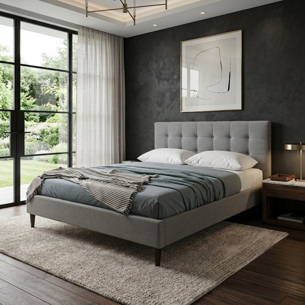 Aspen Fabric NZ King Bed | Furniture World NZ