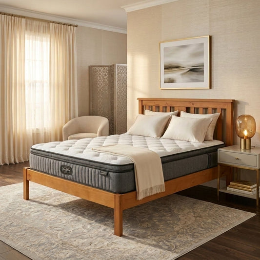EasyRest Bed Frame + SleepMax Pillow Top Mattress | Furniture World NZ