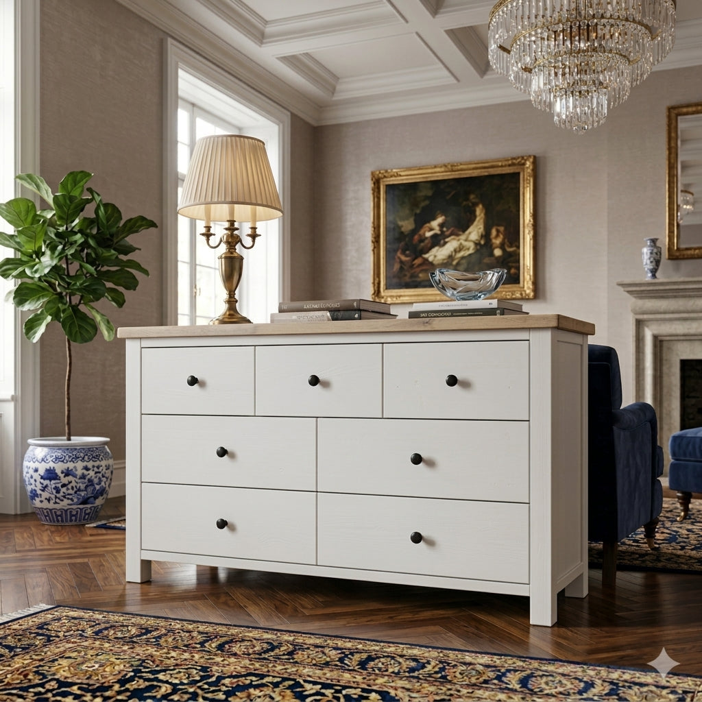 Lincoln 7 Drw Dresser | Furniture World NZ