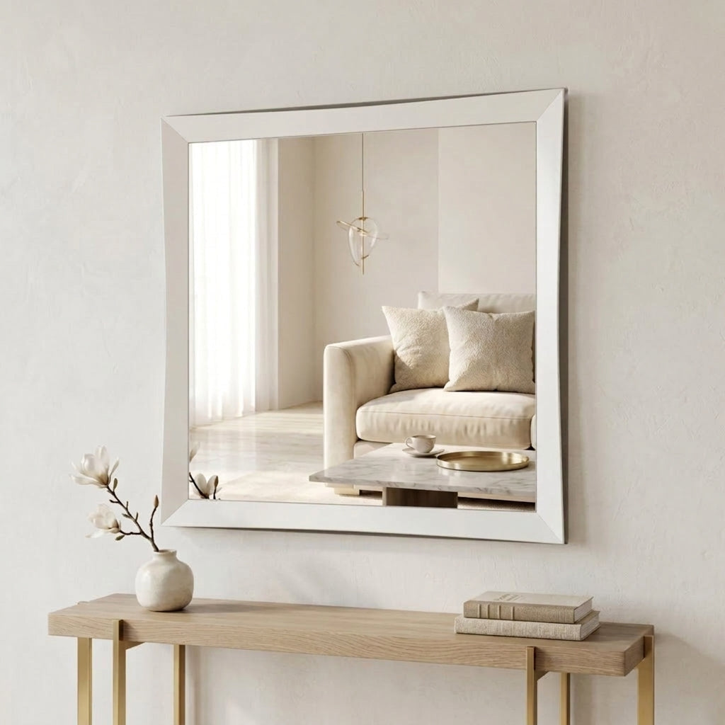 Maverick Mirror (Black/White) | Furniture World NZ