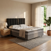 SleepMax Pocket Spring  Mattress + NZ Made Eco Bed Base - lifestyle