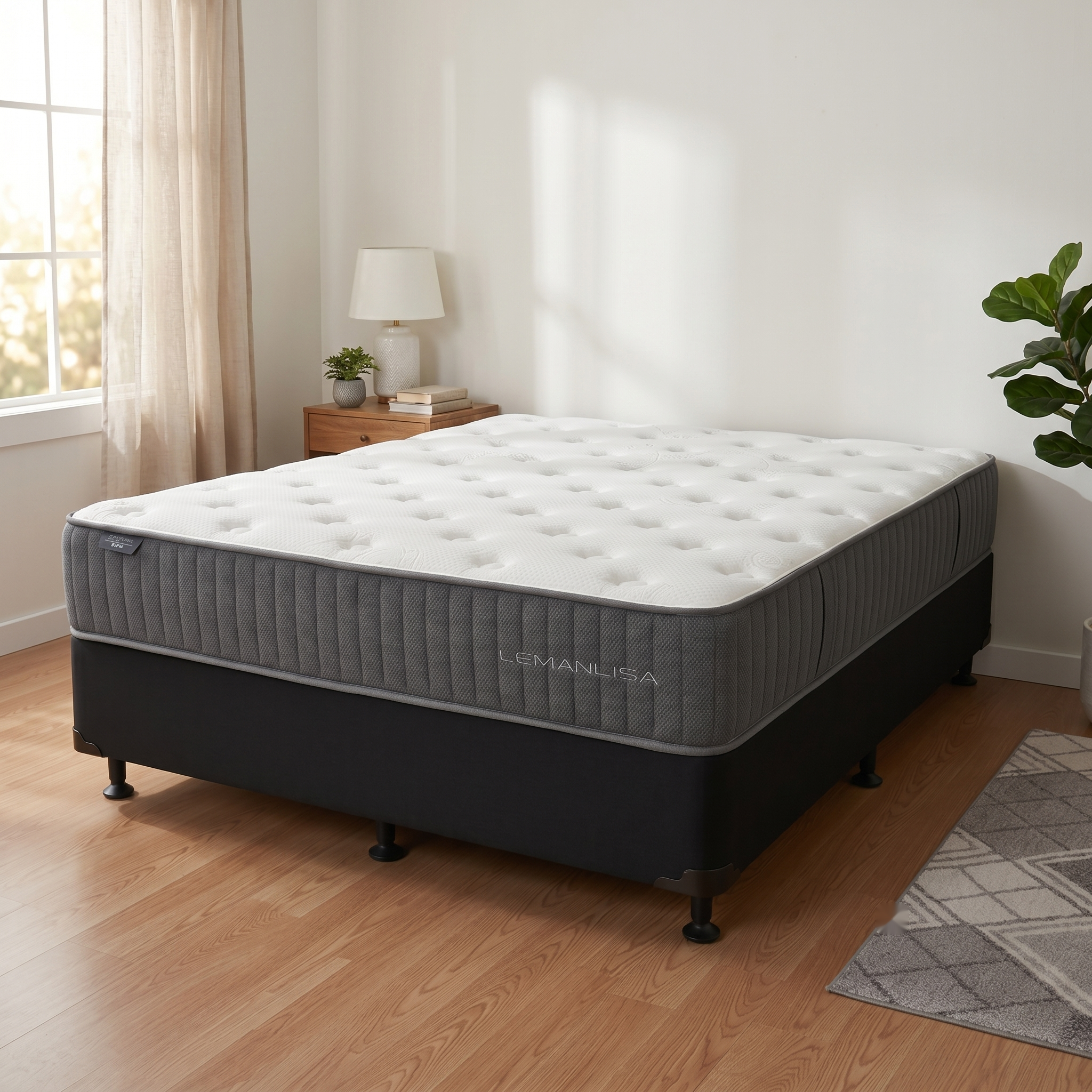 SleepMax X-Firm Edge Foam Mattress + NZ Made Eco Bed Base - lifestyle
