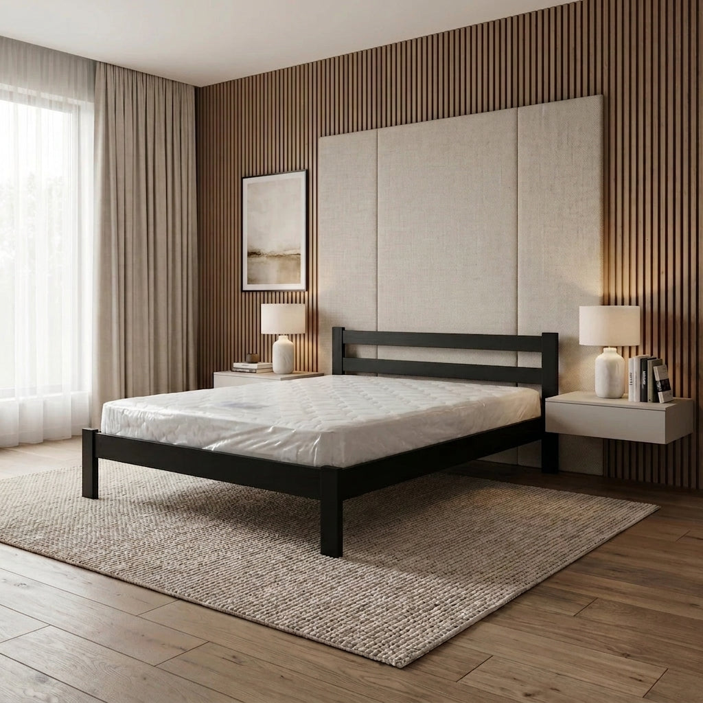 Bella Single Bed Black | Furniture World NZ