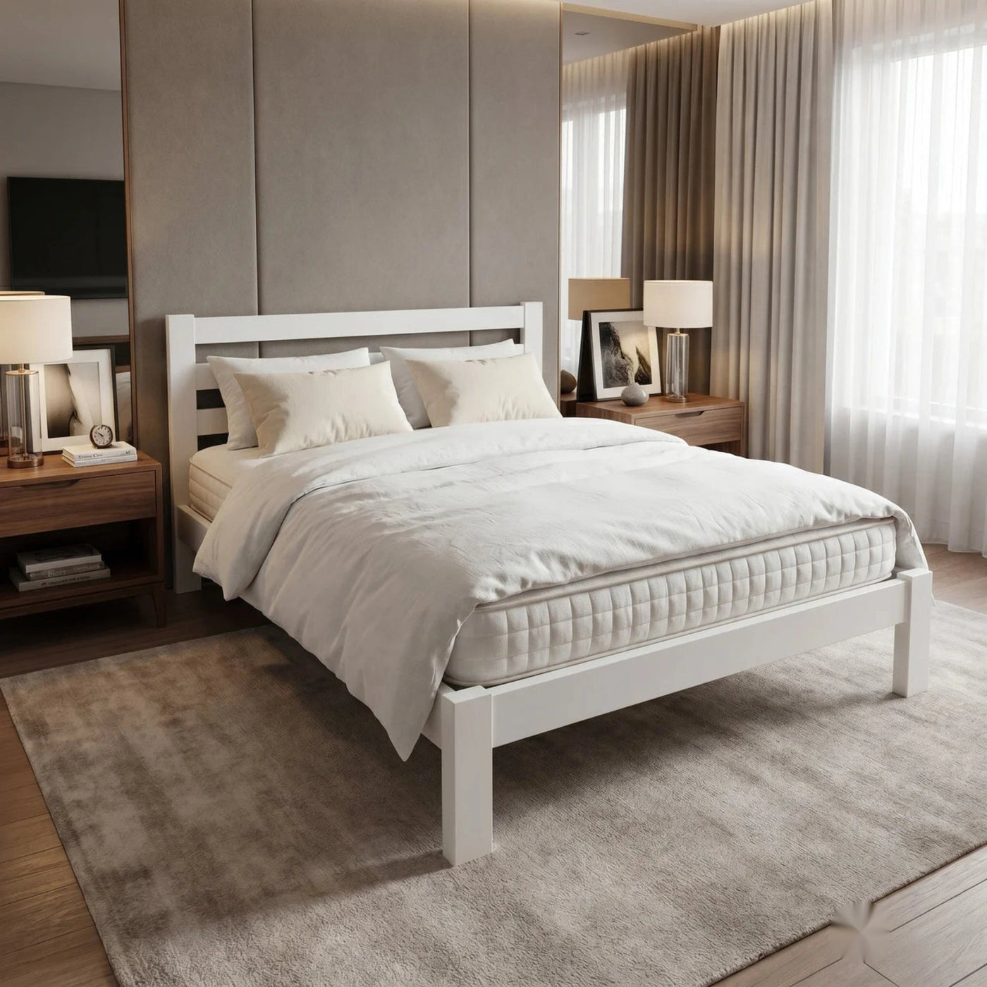 Bella Single Bed White | Furniture World NZ