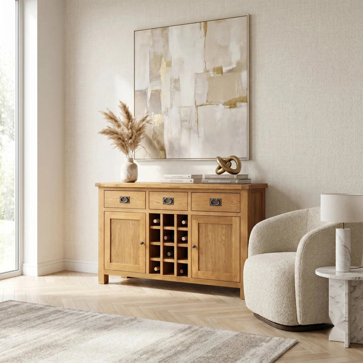 Richard Buffet With Wine Rack | Furniture World NZ