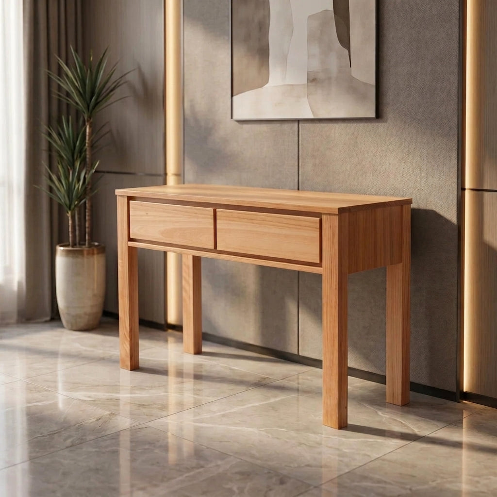 Horizon Hall Table - 2 Drw | Furniture World NZ