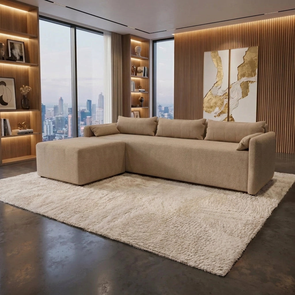 NZ Made Deseo 4 Seater With Chaise Corner Sofa - Image 11 | Furniture World NZ