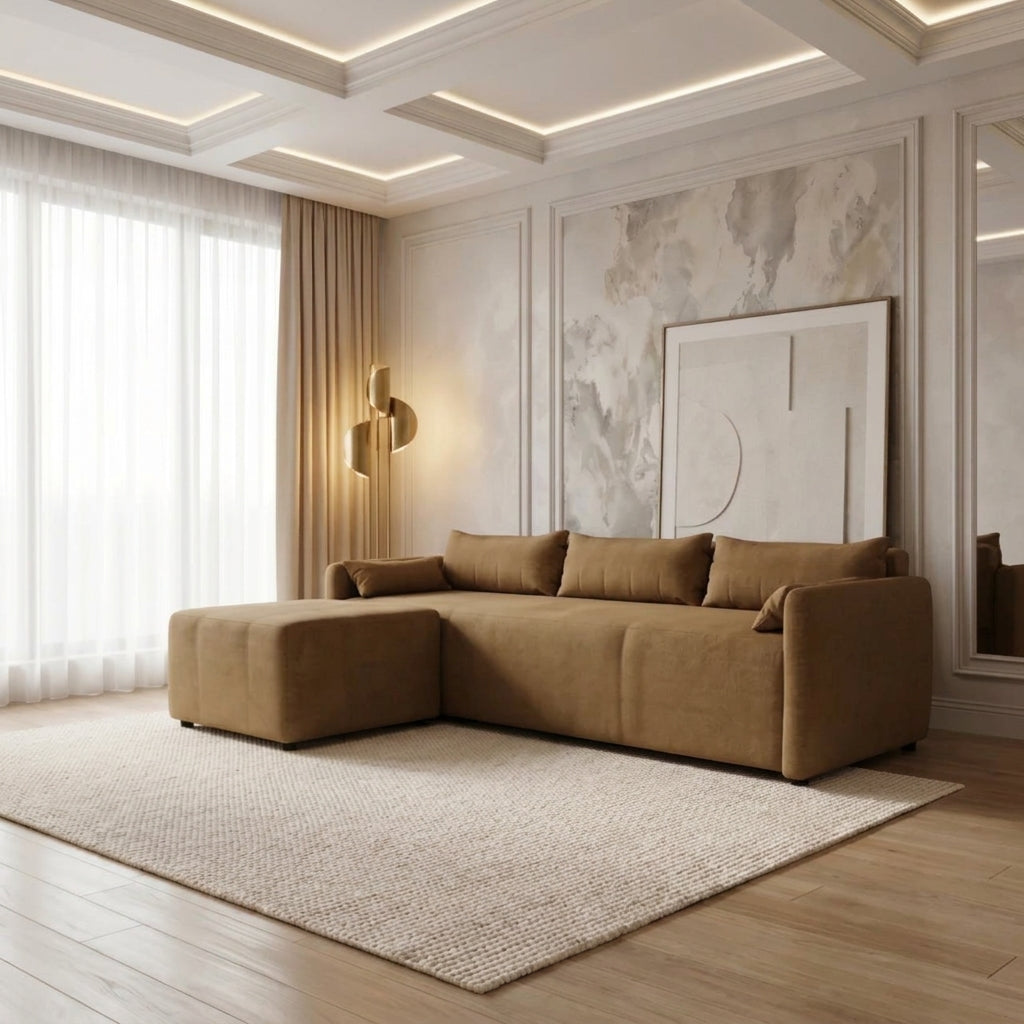 NZ Made Deseo 4 Seater With Chaise Corner Sofa - Image 17 | Furniture World NZ