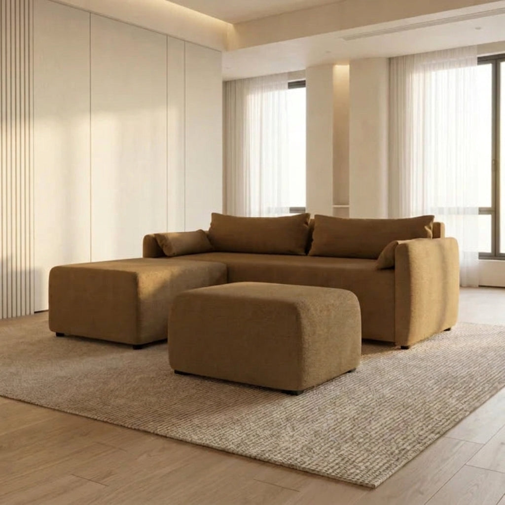 NZ Made Deseo 3 Seater With Chaise Corner Sofa - Image 16 | Furniture World NZ