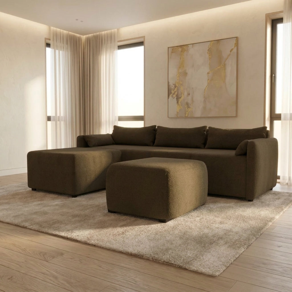 NZ Made Deseo 4 Seater With Chaise Corner Sofa - Image 20 | Furniture World NZ