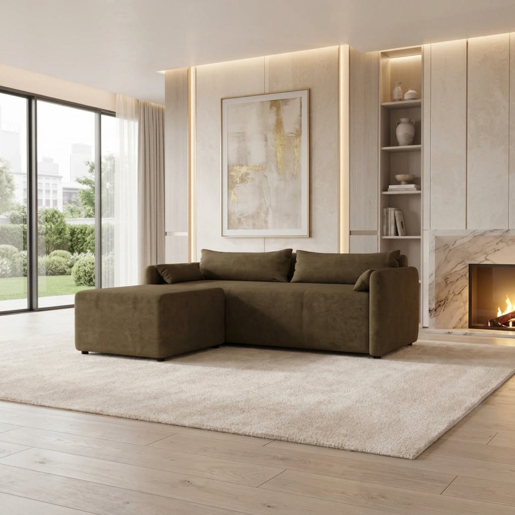NZ Made Deseo 3 Seater With Chaise Corner Sofa - Image 17 | Furniture World NZ