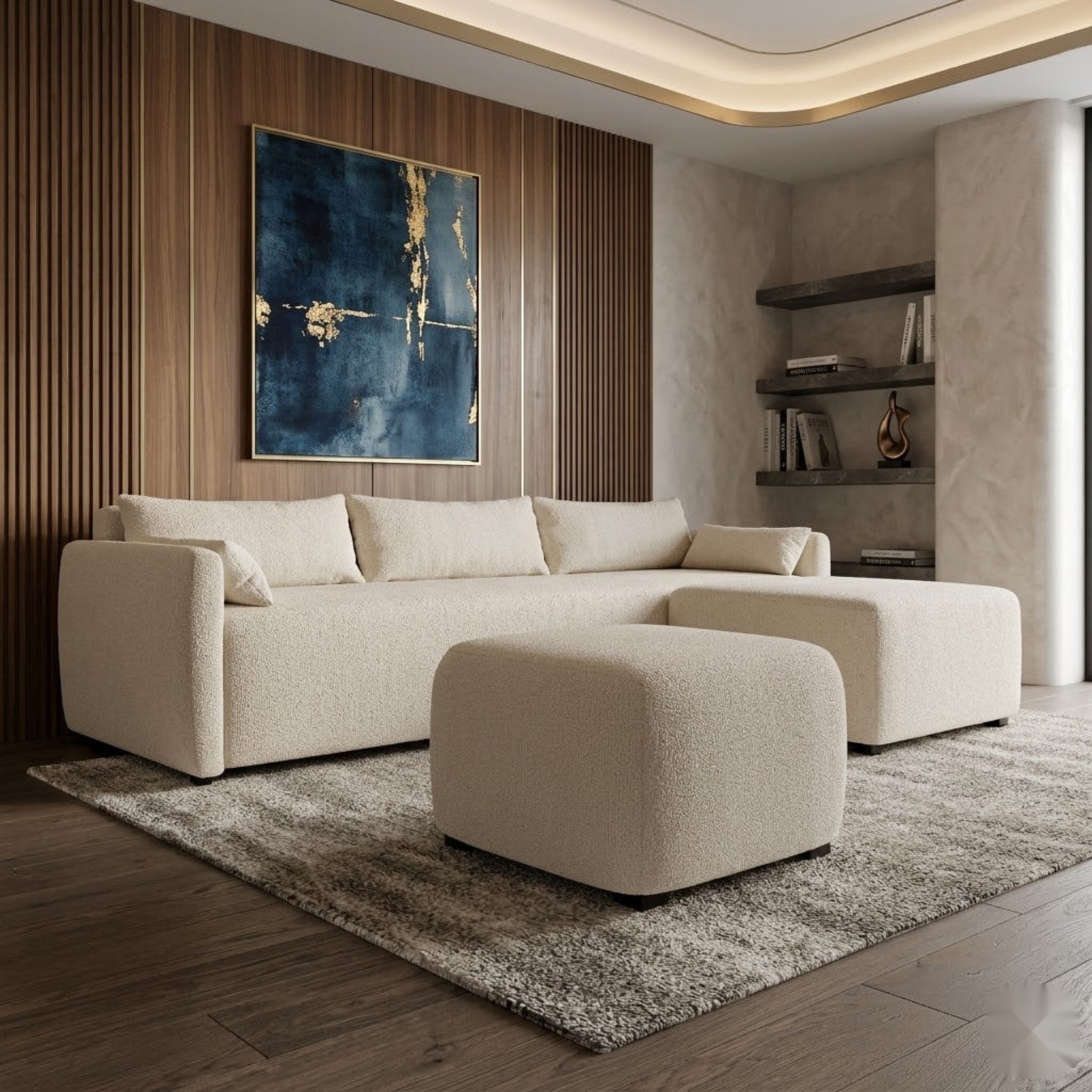NZ Made Deseo 4 Seater With Chaise Corner Sofa - Image 24 | Furniture World NZ