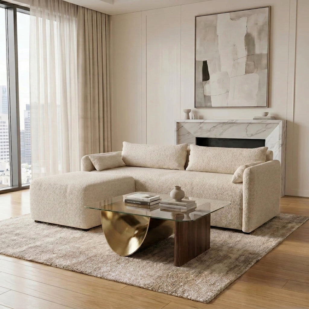 NZ Made Deseo 3 Seater With Chaise Corner Sofa - Image 21 | Furniture World NZ