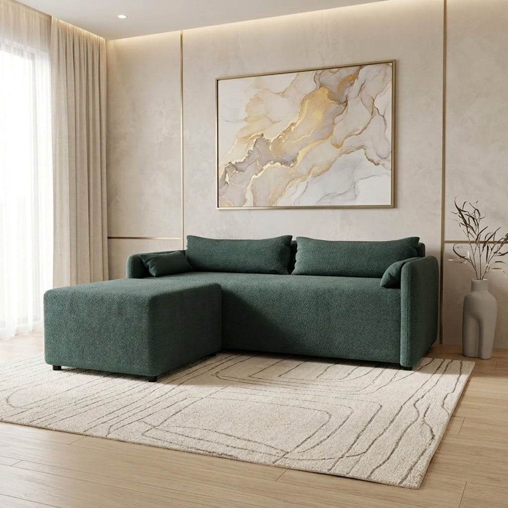 NZ Made Deseo 3 Seater With Chaise Corner Sofa - Image 26 | Furniture World NZ
