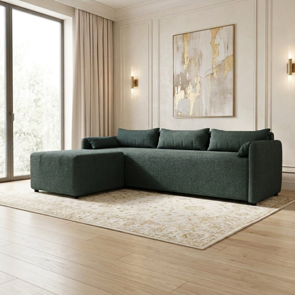 NZ Made Deseo 4 Seater With Chaise Corner Sofa - Image 28 | Furniture World NZ