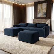 NZ Made Deseo 4 Seater With Chaise Corner Sofa - Image 29 | Furniture World NZ