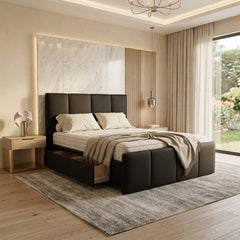 NZ Made Napbox Bed Frame With Drawers