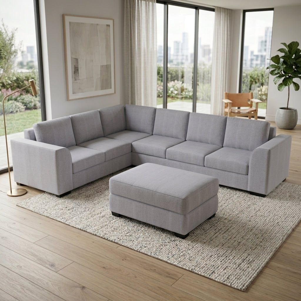NZ Made Harbor 6 Seater Corner Sofa