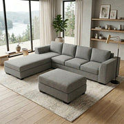 NZ Made Harbor 4 Seater Corner Sofa With Reversible Chaise
