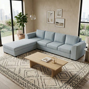 NZ Made Harbor 4 Seater Corner Sofa With Reversible Chaise