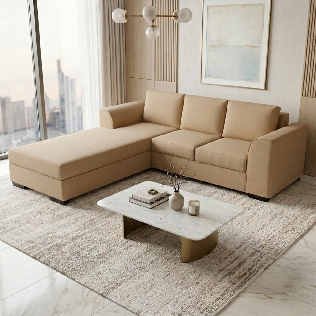 NZ Made Harbor 3 Seater with Chaise Corner Sofa