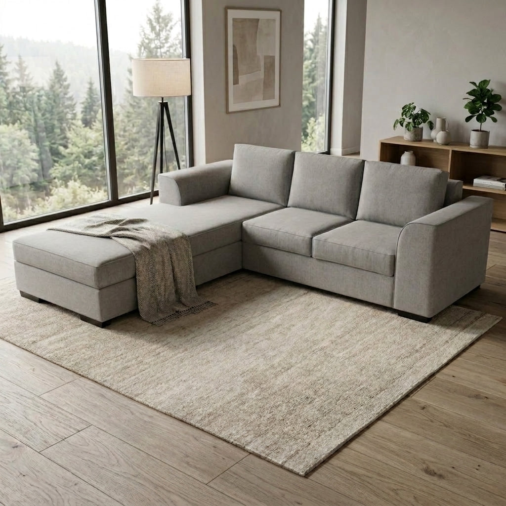 NZ Made Harbor 3 Seater with Chaise Corner Sofa