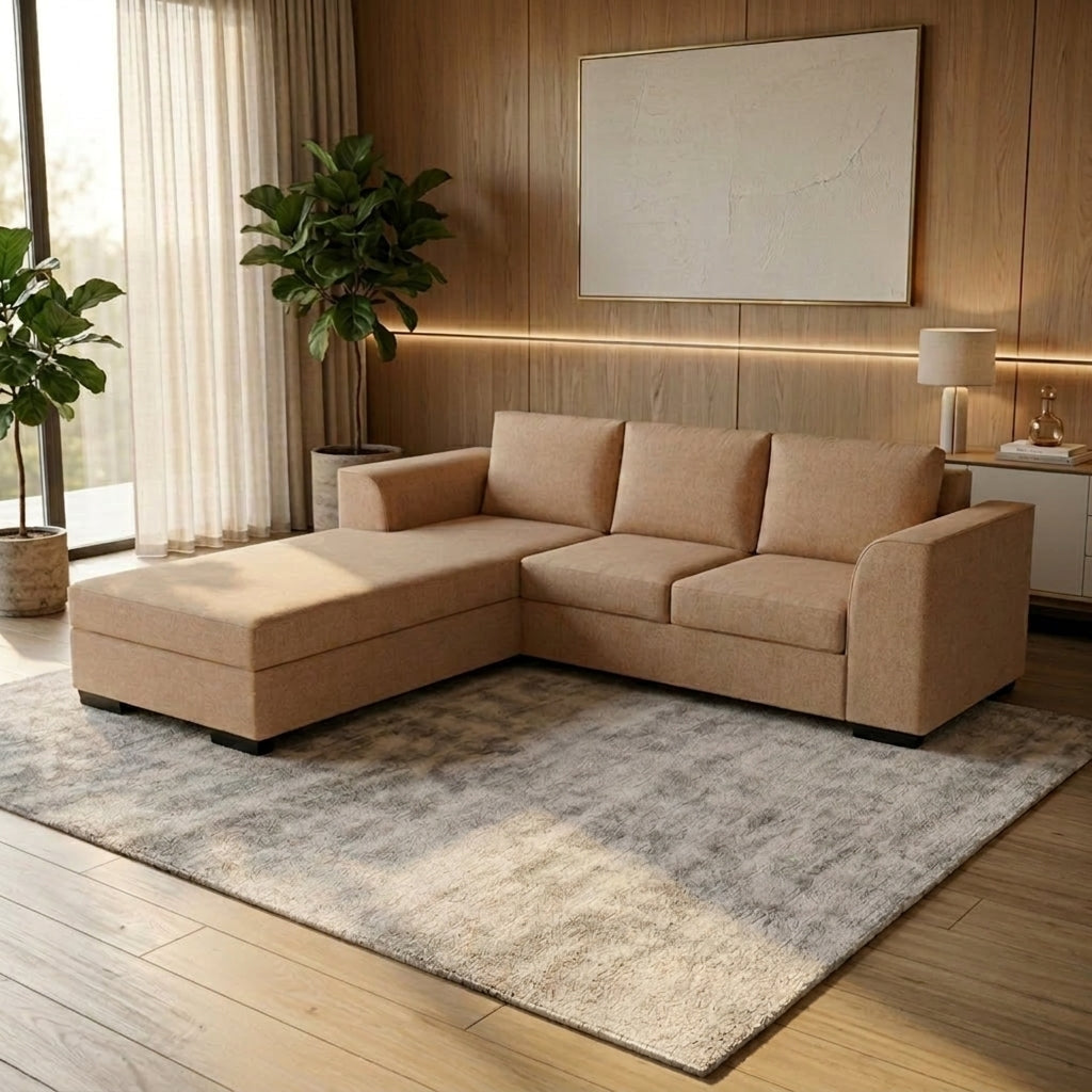 NZ Made Harbor 3 Seater with Chaise Corner Sofa
