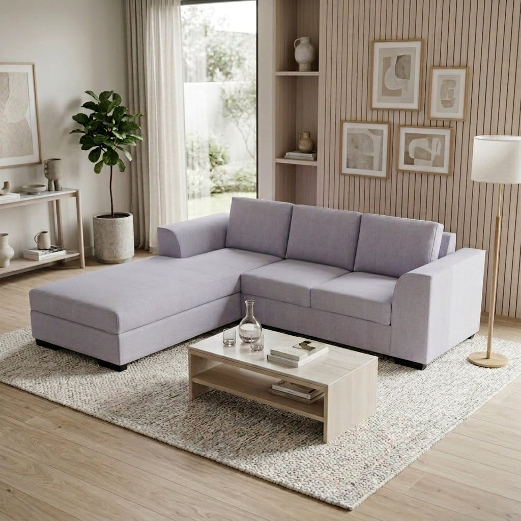 NZ Made Harbor 3 Seater with Chaise Corner Sofa