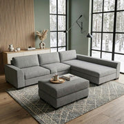 NZ Made Harbor Long-Arm with Chaise Corner Sofa