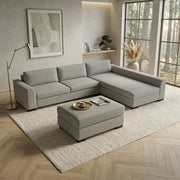 NZ Made Harbor Long-Arm with Chaise Corner Sofa