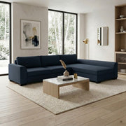 NZ Made Harbor Long-Arm with Chaise Corner Sofa