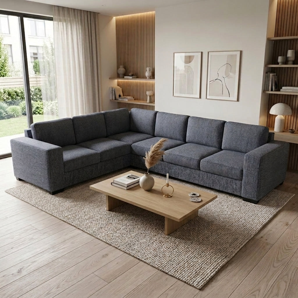 NZ Made CloudNine 6 Seater Corner Sofa