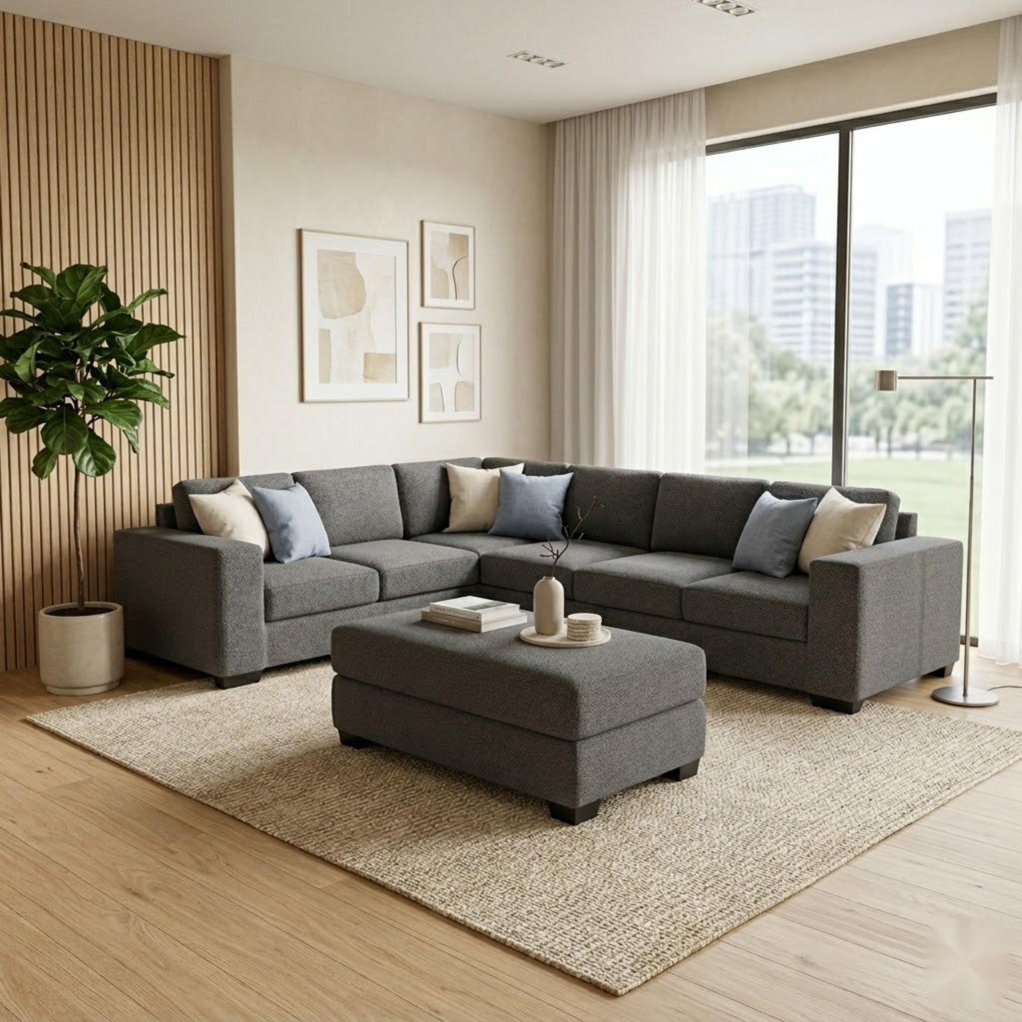 NZ Made CloudNine 6 Seater Corner Sofa
